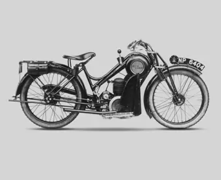 Royal Enfield 1924, dobová fotografie