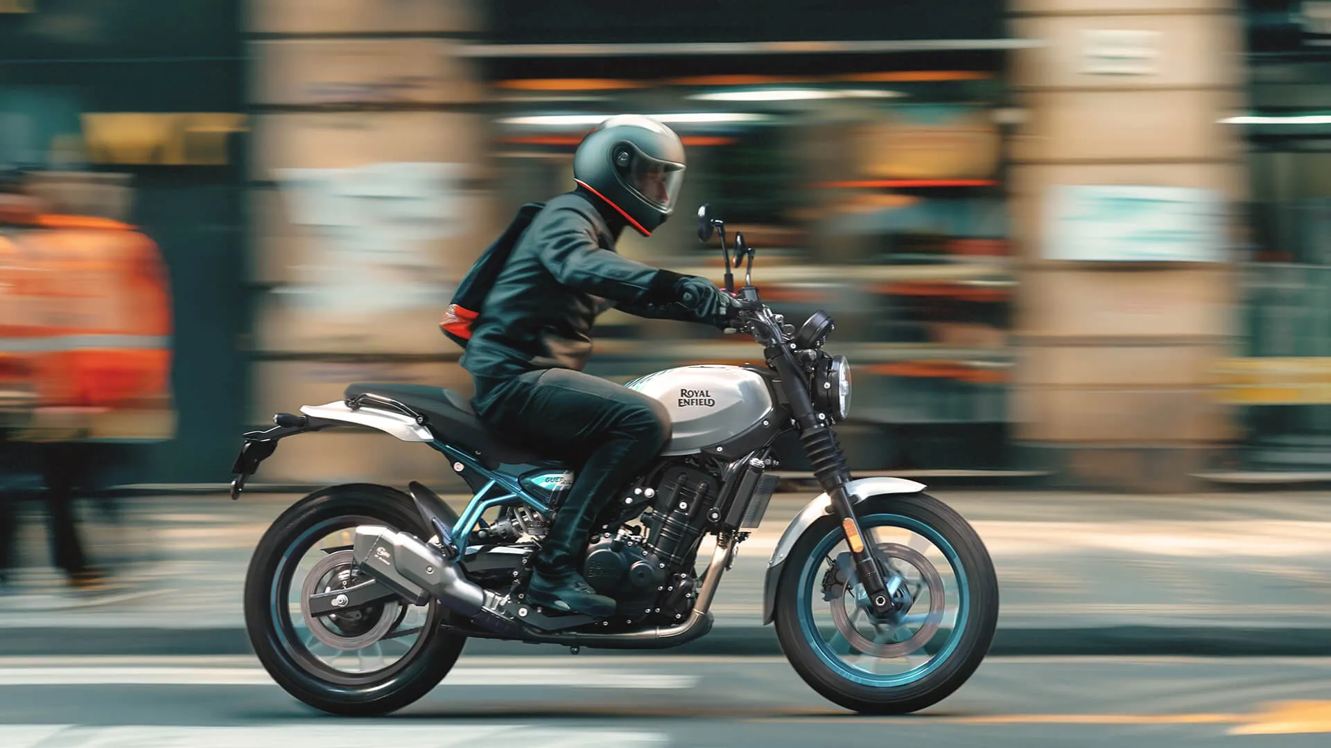 Royal Enfield Guerrilla 450 na cestě – fotografie 3